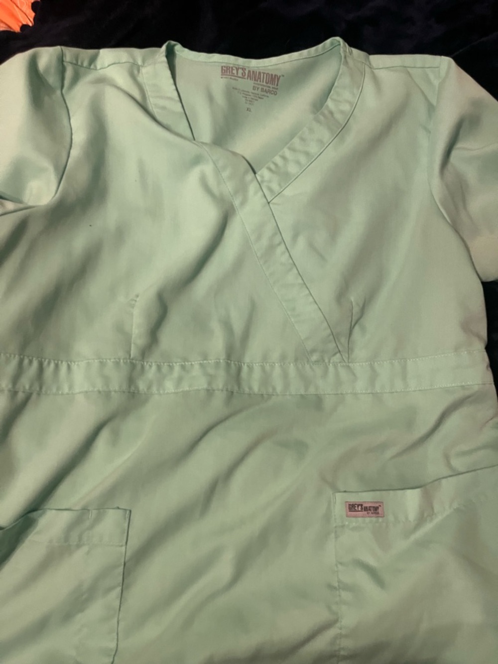 Grey's Anatomy Mint Green Women's Scrub Top